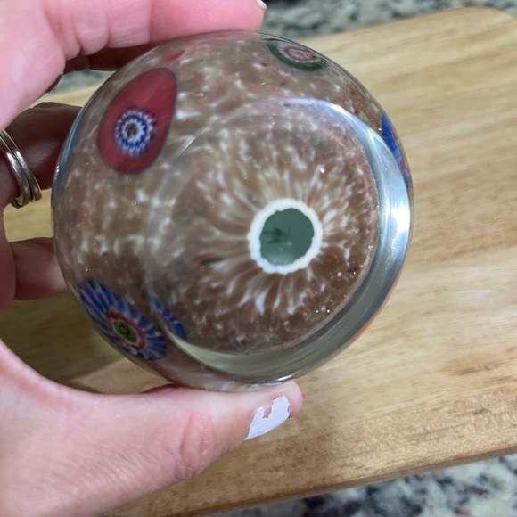 Vintages 1970’s Millefiori Paperweight - ABSOLUTELY STUNNING! No chips/cracks! - Picture 11 of 13